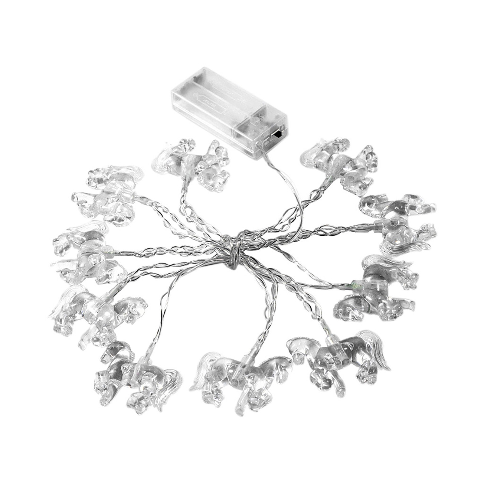 Transparent String Solar Bulb Christmas Lights Solar outside Lights