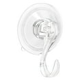 thumbnail image 1 of Transparent Suction Cups Hooks,Removable Wreath Hangers for Front Door,Clear Powerful Push and Lock Vacuum Suction Cup,Multi-Purpose Suction Shower Hooks for Front Door,Window and Wall, 1 of 1