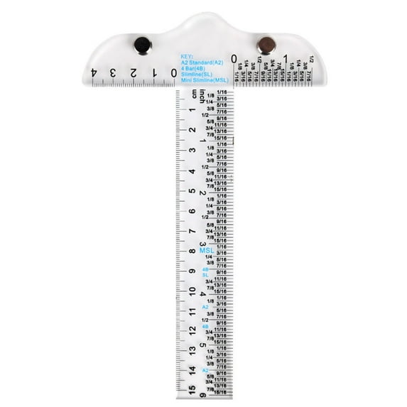 Transparent T Square Ruler Acrylic Multi Functional Drafting Tool For Students Artists Architects Precision Measuring 12 Inch 32G Weight