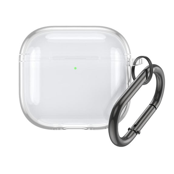 Transparent TPU Protective Case For AirPods 4 With Full Coverage And Precise Cutouts