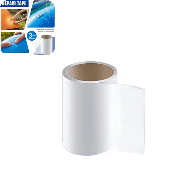 Transparent TPU Repair Tape, Waterproof Air Mattress Patch Kit, Inflatable Pool Float Tent Repair Patch for Swimming Ring, Air Bed A_001