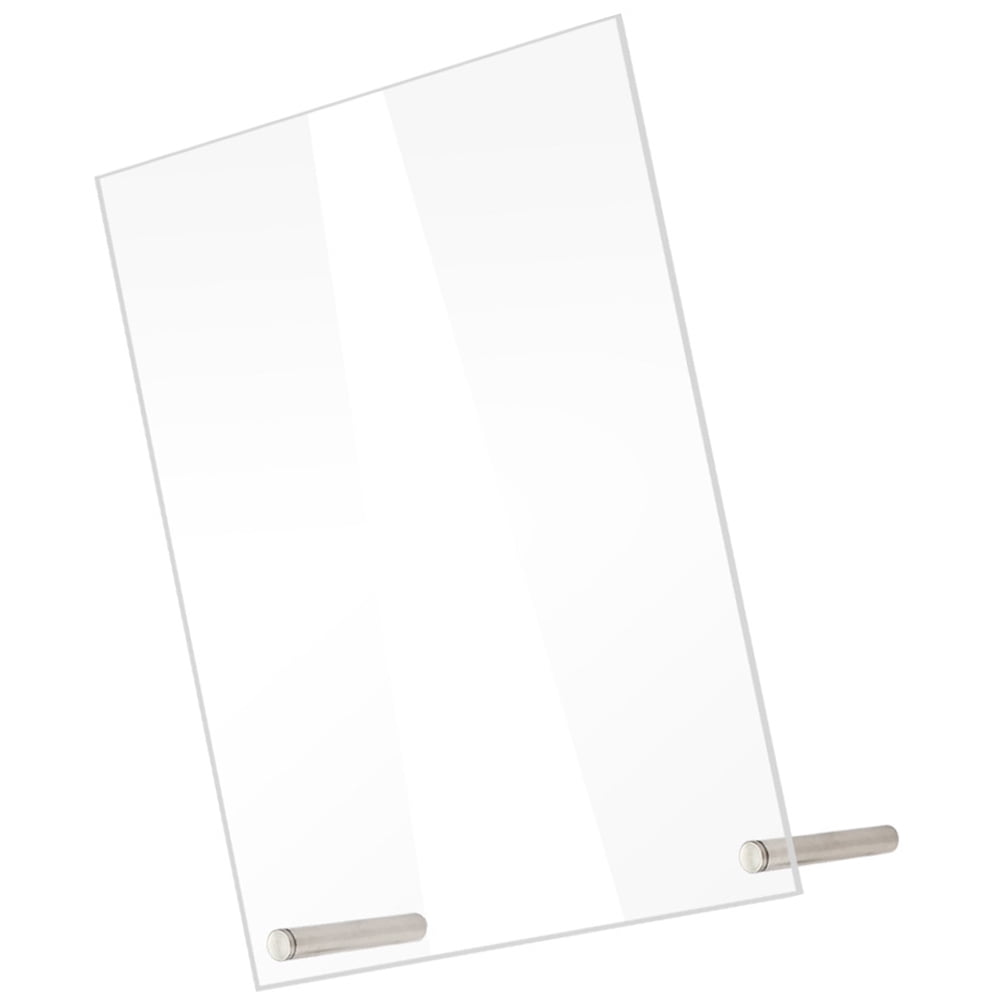 Transparent Table Number Plate Signage Emblems Metal Brace Numbers for