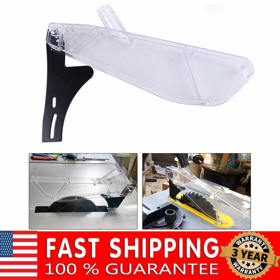 Transparent Table Saw Blade Guard & Dividing 12" Table Saw Protective Cover Case