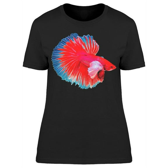 Transparent Tail Siamese Betta T-Shirt Women -Image by Shutterstock, Female Large