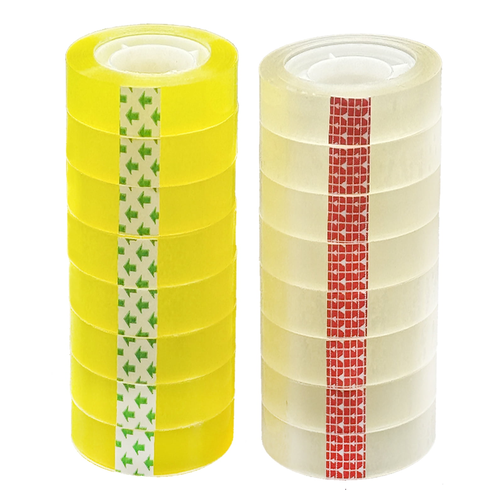 Transparent Tape Refills Rolls for Dispenser, 16 Rolls Value Pack Gift