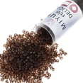 thumbnail image 1 of Miyuki Delica Seed Beads – Size 11/0 (1.6 mm), DB0715, Transparent Taupe, 7.2 g, Approx. 1440 Beads, 1 of 7