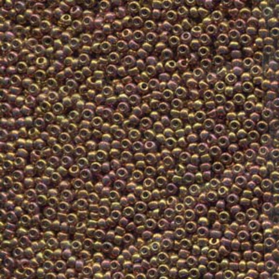 Transparent Tea Berry Gold Iris Miyuki Seed Beads 11/0 11-92449-TB