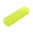 thumbnail image 1 of Transparent Toothbrush Holder Travel Case Portable Cosmetic Storage Box 8.2 Inch Plastic Ventilated Toiletry Organizer Waterproof Bathroom Essentials Carrier(Yellow), 1 of 6