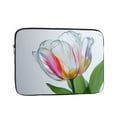 thumbnail image 1 of Transparent Tulipa Laptop Sleeve Bag Compatible With MacBook Air / Pro iPad MateBook Tablet Surface HP Lenovo Dell ASUS Acer Laptop Computer Protective Size: 17 inch, 1 of 5