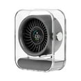 thumbnail image 1 of Transparent Turbo Desk Fan with LED Digital Display and USB Rechargeable Long Battery, High-Speed Quiet Circulation Fan for Home Bedroom Office Desktop Use, 1 of 9