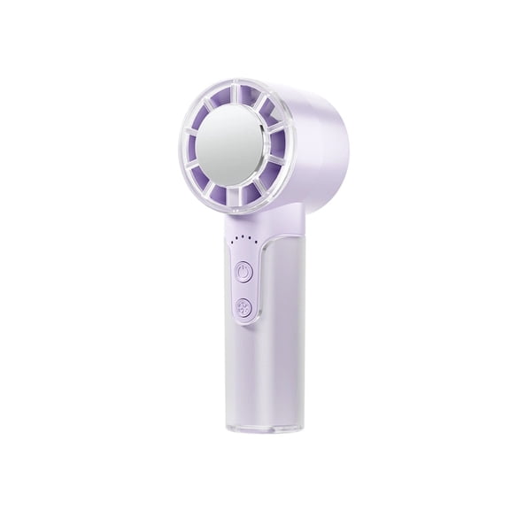 Transparent USB Mini High-Power Handheld Fan with Ice Compress Technology