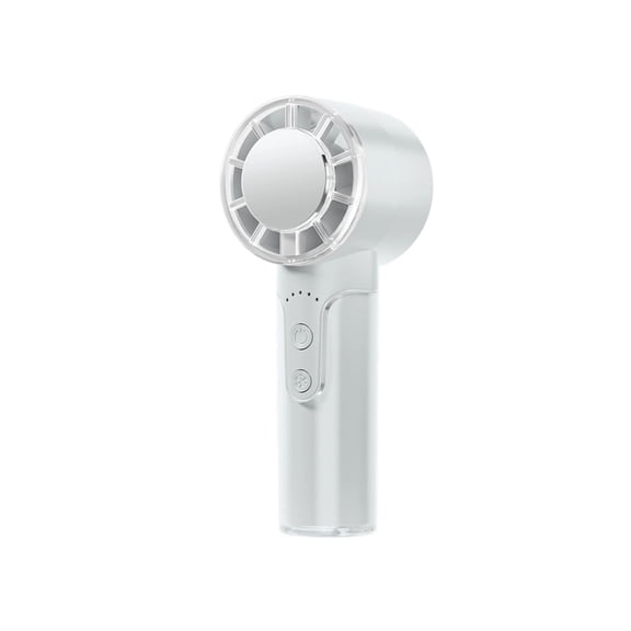 Transparent USB Mini High-Power Handheld Fan with Ice Compress Technology