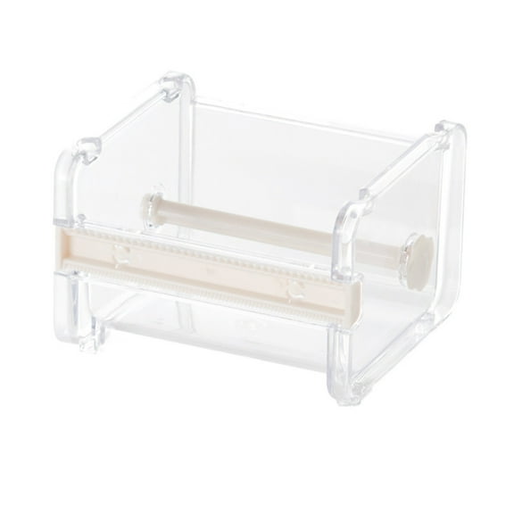 Transparent Visible Washi Packaging Tape Dispenser Tape Holder Organizer Desktop Tape Holder DIY Sticker Roll Tape Cutter Holder Storage Tape Cutting Tape Dispenser
