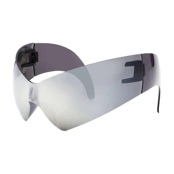 Transparent Visor Sunglasses - Full Coverage UV Protection Outdoor & Daily Eyewear