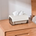 thumbnail image 1 of Transparent Wall - Mounted Toilet Tissue Box, Non - Perforated Toilet Paper Holder & Storage Rack for Bathroom Organization, 1 of 7