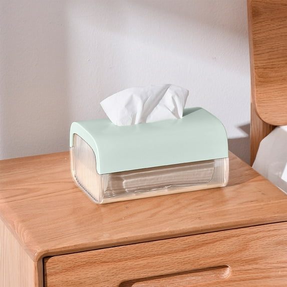 Transparent Wall - Mounted Toilet Tissue Box, Non - Perforated Toilet Paper Holder & Storage Rack for Bathroom Organization