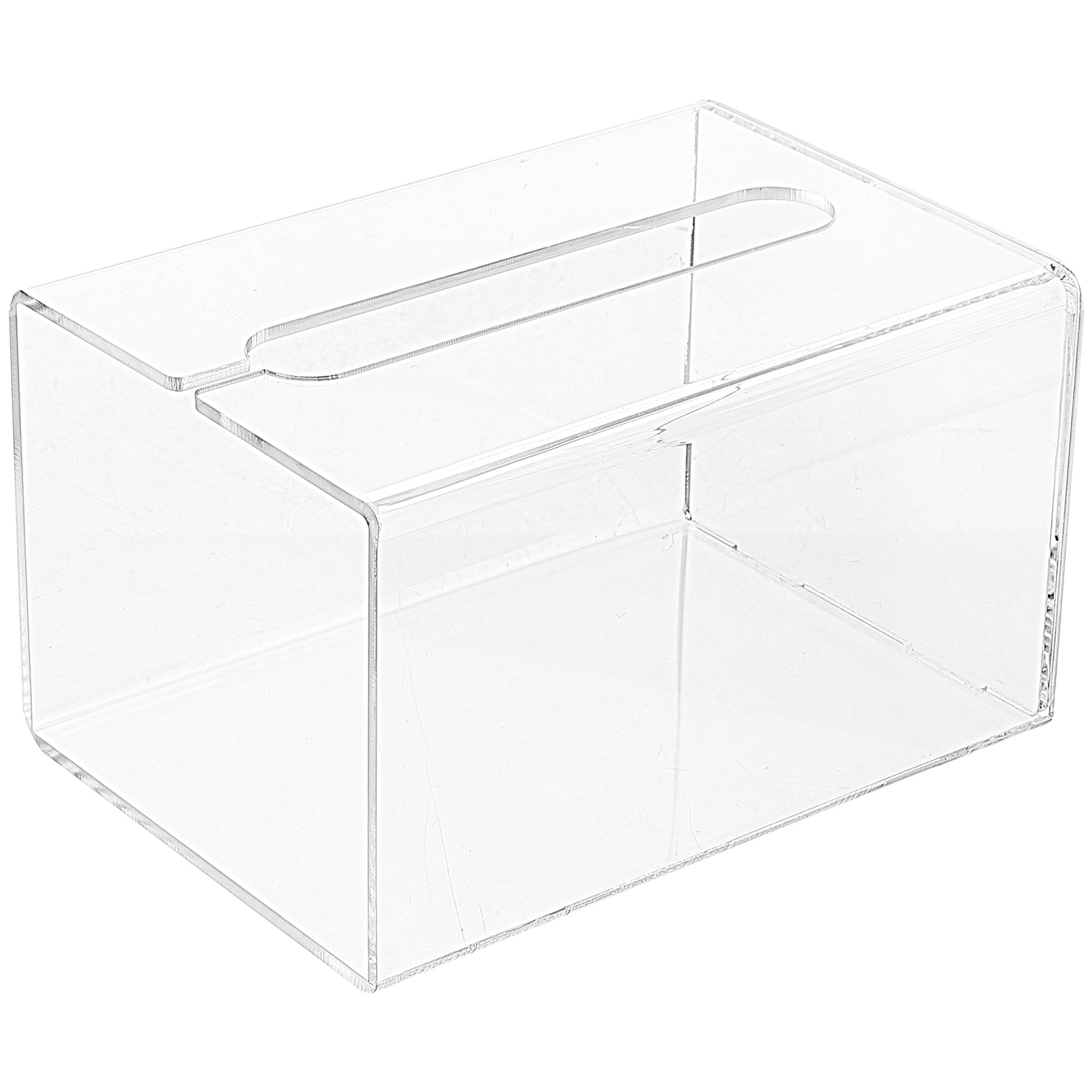 Transparent Wall Tissue Box Home Napkin Container Wallmounted Storage