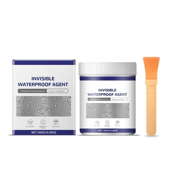 Transparent Waterproof Adhesive 300Ml, Strong Bonding For Multiple Surfaces, Dries Clear, Quick Drying, Ideal For Home Repairs