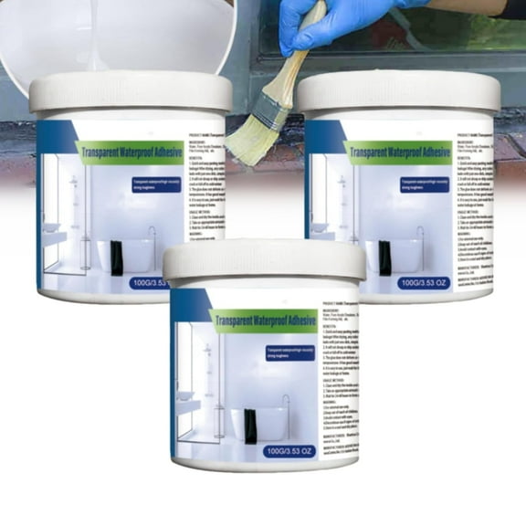 Transparent Waterproof Coating, Sellador Impermeable Invisible, InvisibleWaterproof Sealant, Polyurethane Waterproof Coating, Clear Protective Sealant, Indoor & Outdoor Invisible Sealants (3, 1)