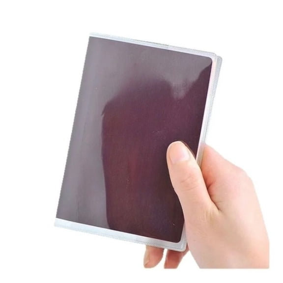 Transparent Waterproof PVC ID Card Holder with Anti Magnetic, 2 in 1 Travel Document Protector Case