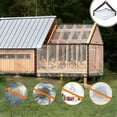 thumbnail image 1 of Transparent Waterproof Rain Cover with Seals, for Outdoor Decking, Chicken Coop, Porch Awnings, Camping, 2x3m or 2x4m Size, Durable Plastic Material, 1 of 9