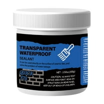 Transparent Waterproof Sealant - Long-Lasting Protection for Walls and Roofs, Easy Application for Wood, Concrete, and Metal