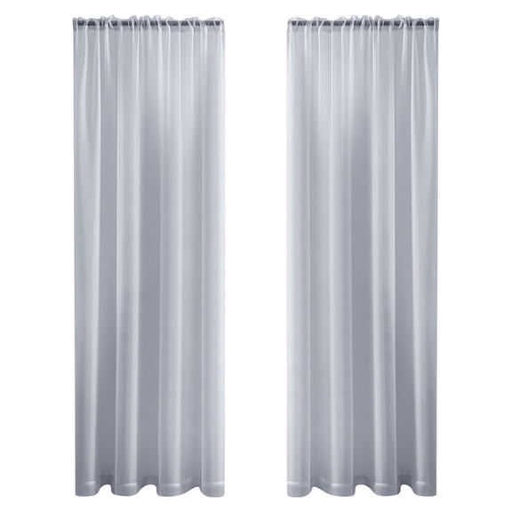 Transparent White Curtains Elegant Transparent Curtains Suitable For Decorating Living Rooms Bedrooms And Modern Curtain Liner Temporary Curtains Curtains Small Window Curtains 72 Width Curtains 86