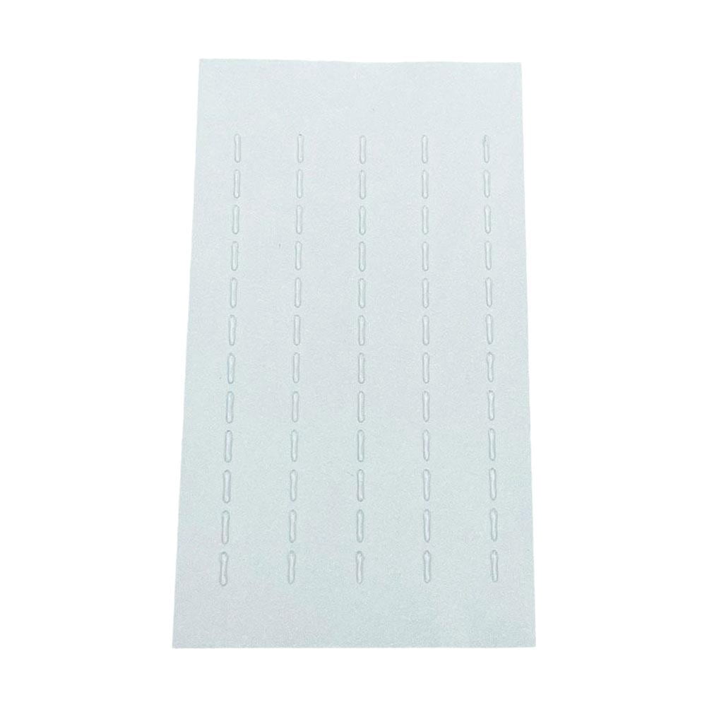Transparent White Segmented Self-Adhesive Tape [60 Strips Per Sheet] 60 ...