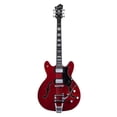 thumbnail image 1 of Transparent Wild Cherry Hagstorm Tremar Viking Deluxe Electric Guitar, 1 of 1
