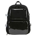 thumbnail image 1 of Transparent Window Backpack, Black Kawaii Pin Display Backpack, Large Capacity Transparent Window Backpack, Kawaii Aesthetic, Sturdy Bookbag for Daily Use, 1 of 2