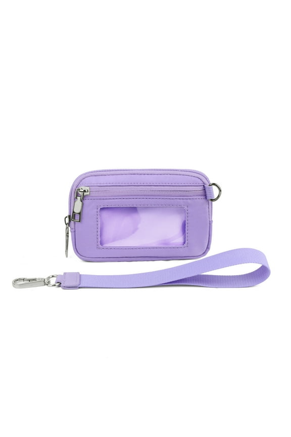 Transparent Wrist Bag Portable Bank Card Coin Storage Bag. Women Coin Purse, Small 2 Zippered Change Pouch Wallet-Camping Essentials