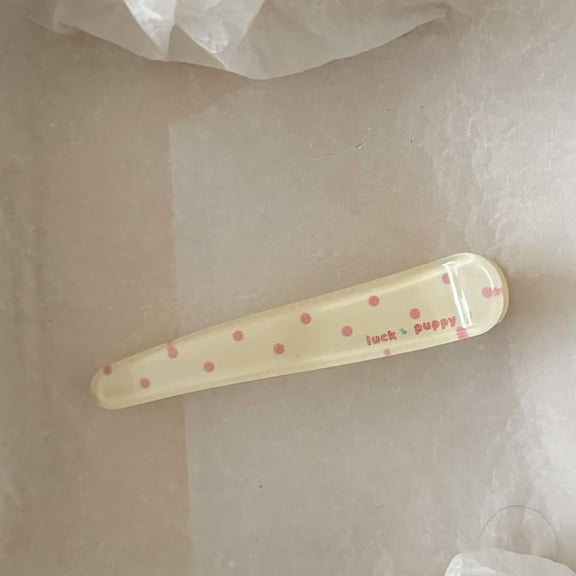 Transparent Yellow Long Striped Duck Bill Hair Clip for Women Halloween Christmas Gifts