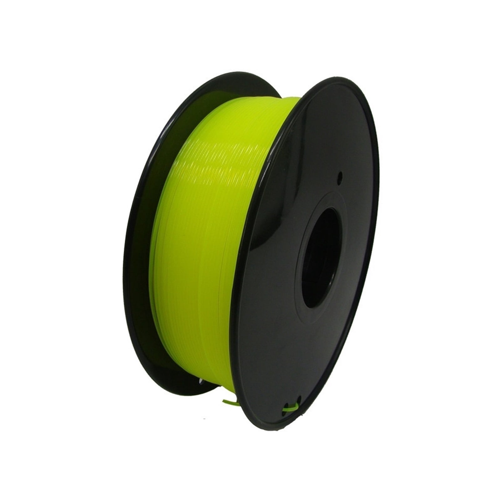 Transparent Yellow Solid Colorful 3D Printer Filament, Neatly Wound, Dimensional Accuracy 1.75mm +/- 0.02mm, Easy-to-Print, PLA, 1KG