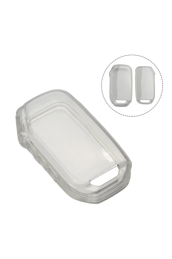 Transparent for TPU Key Case Cover for Kia Forte K5 Sorento Soul Niro Telluride Push-Button Start, Clear Non-Yellowing Protection Shell