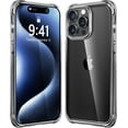 thumbnail image 1 of Transparent for iPhone 15 Pro Max Case Clear, [Not-Yellowing][-Grade Drop Protection] Shockproof Protective Slim Phone Cases 2023 (Clear), 1 of 13