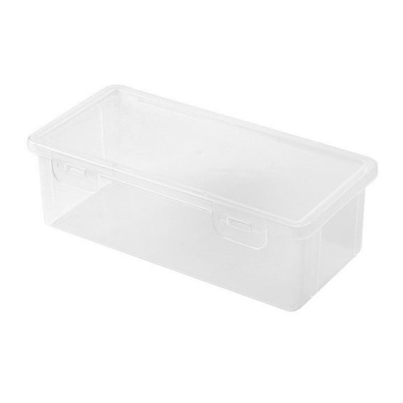Transparent large capacity multifunctional storage box for storing stationery snacks etc sturdy stackable easy to access and suitable for multiple scenarios