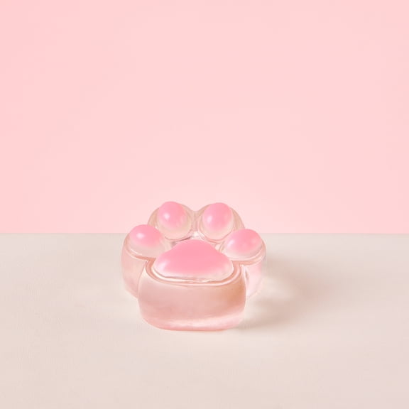 Transparent-pink Paw  Taba Squishy Toys for Adults  Cute Stress Relief Fidget Sensory Toys, Soft Silicone Squeeze Gifts for Teens Adults