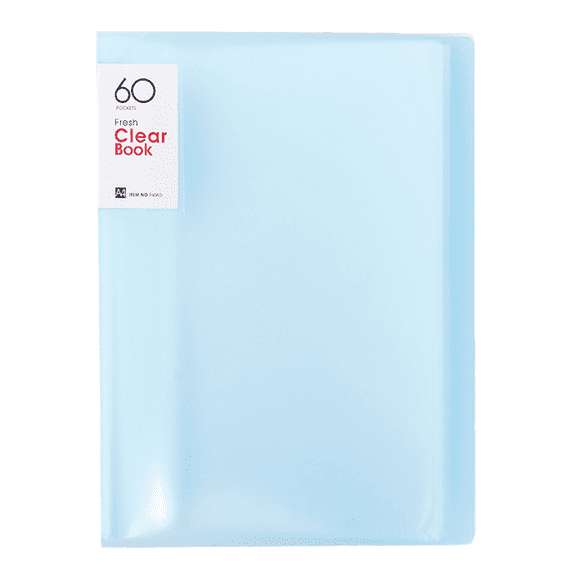 Transparent simple and lightweight A4 loose-leaf folder pp student data sheet music folder