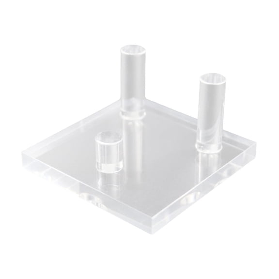 Transparents Acrylic Stand for Rock and Minerals Round/Square Geodes Storage Rack Collectible Crystal Display Base