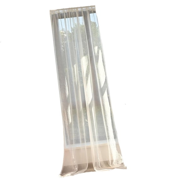 Transparents Sheer Tiers Curtains Window Curtains Treatments for Bathroom