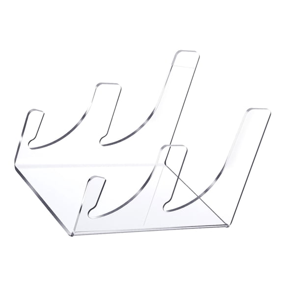 Transparents Tableware Display Rack Acrylic Clear Dish Display Stand for Gift Weddings Housewarming