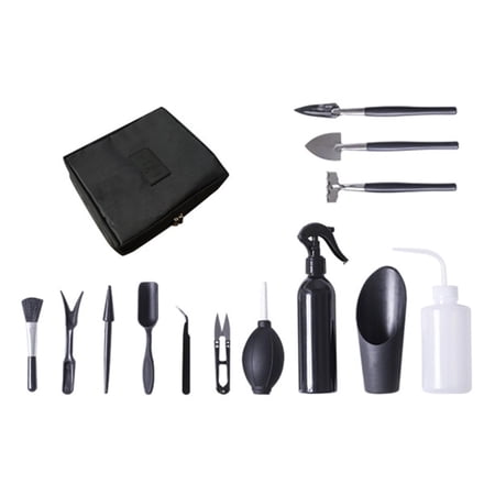 Transplng 13 Pieces Set Easy to Carry for Cactus, Houseplant, Bonsai Tools Versatile Reused Multiple Times