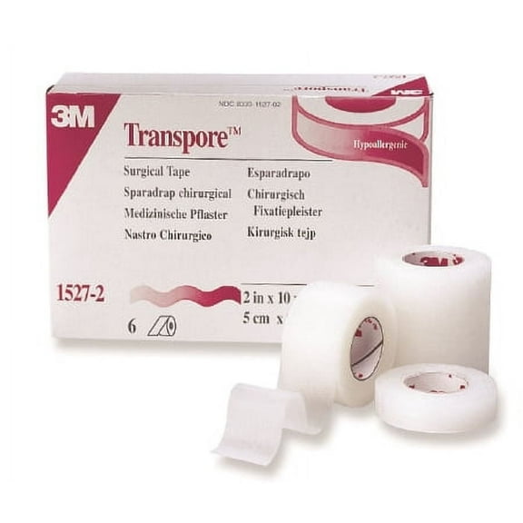 Transpore Surgical Tape Standard Roll 1/2X10Yd Roll Strong Adhesion Clear-1 Each