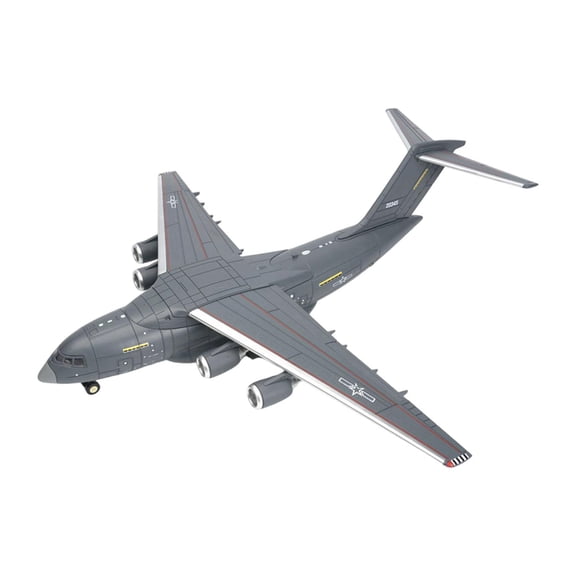 Transport Aircraft Model Replica Ornament Plastic Material Quick Build Kit for Desktop Decor and Aviation Hobbyists