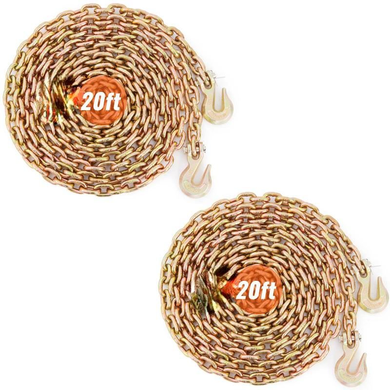 1/2" X 10' Reliure De Transport Chaîne Grade 80 Tow Chain