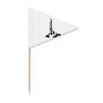 thumbnail image 1 of Transport Drilling Excavating Vehicle Toothpick Triangle Cupcake Toppers Flag, 1 of 3