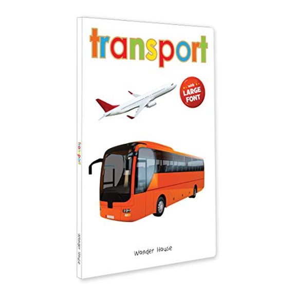 Pre-Owned Transport: Early Learning Board Book with Large Font (Board book) 939018391X 9789390183913