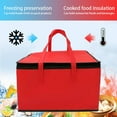 thumbnail image 1 of Transport Pizza Bags Insulated Non Woven Cloth for Outdoor Picnic Travel 1575x1575x591 Inches Lightweight Eco Friendly, 1 of 9