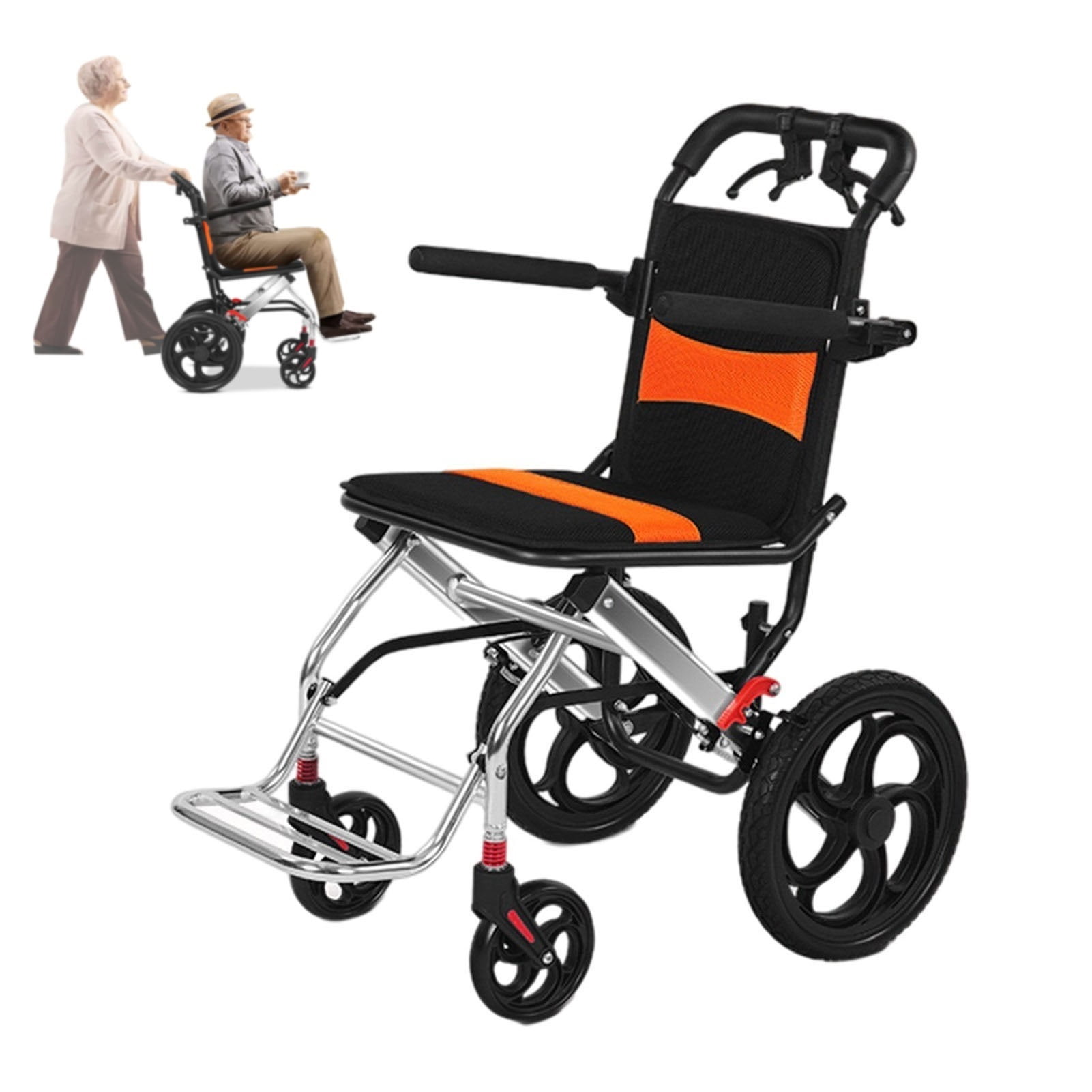 Transport Wheelchairs, Silla De Ruedas, Portable Folding UltraLight