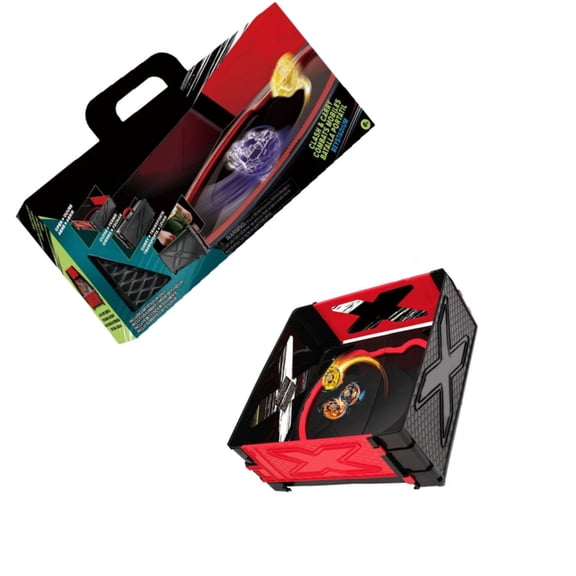 Transportable Pliable Stadium for Children Twirling Top Contests with UNKNOWN Track